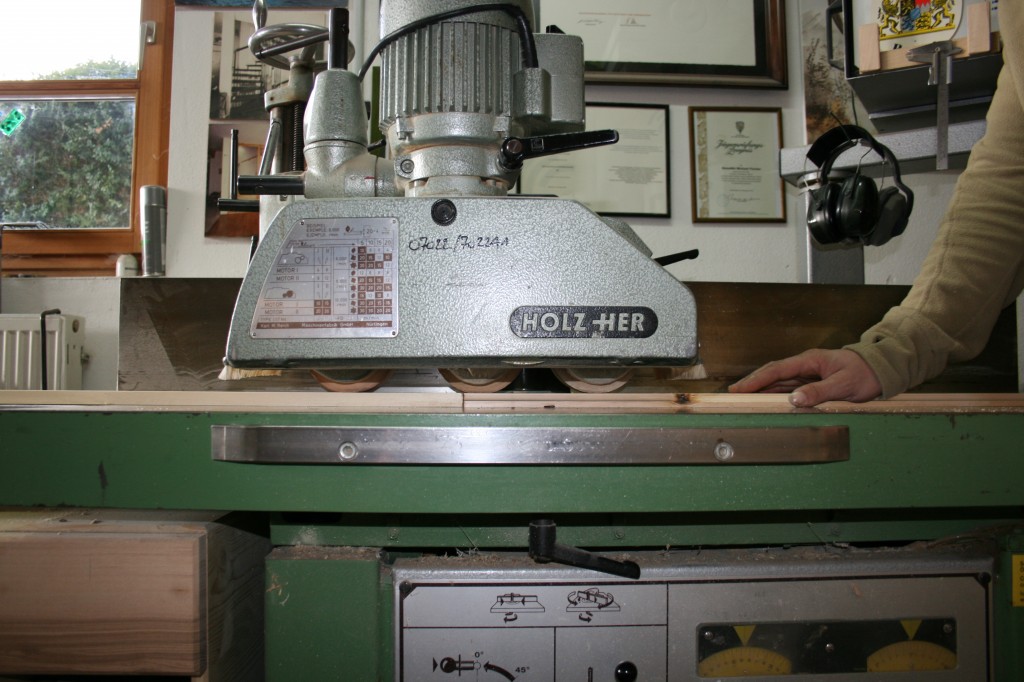 Fräsen der Deckenprofile