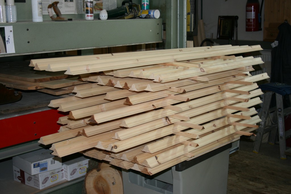 gefräste Deckenprofile